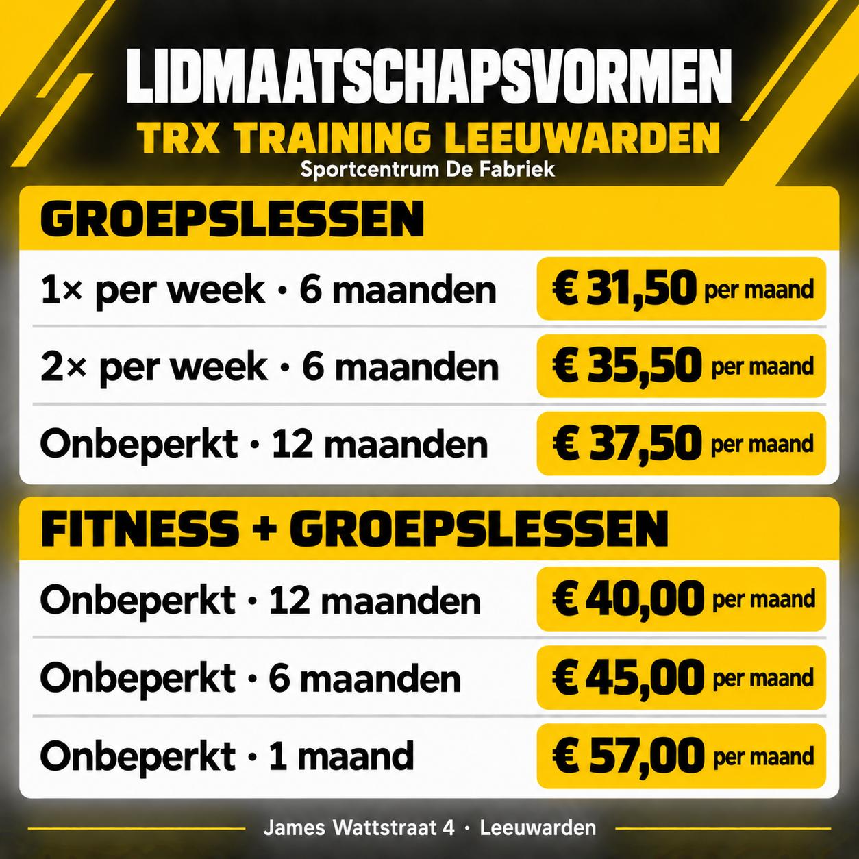 Lidmaatschapsvormen en tarieven